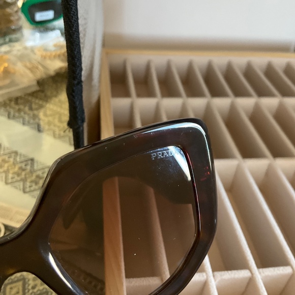 Prada PR 14ZS Tortoise/Brown Shaded (2AU-6S1) Sunglasses - Picture 5 of 9